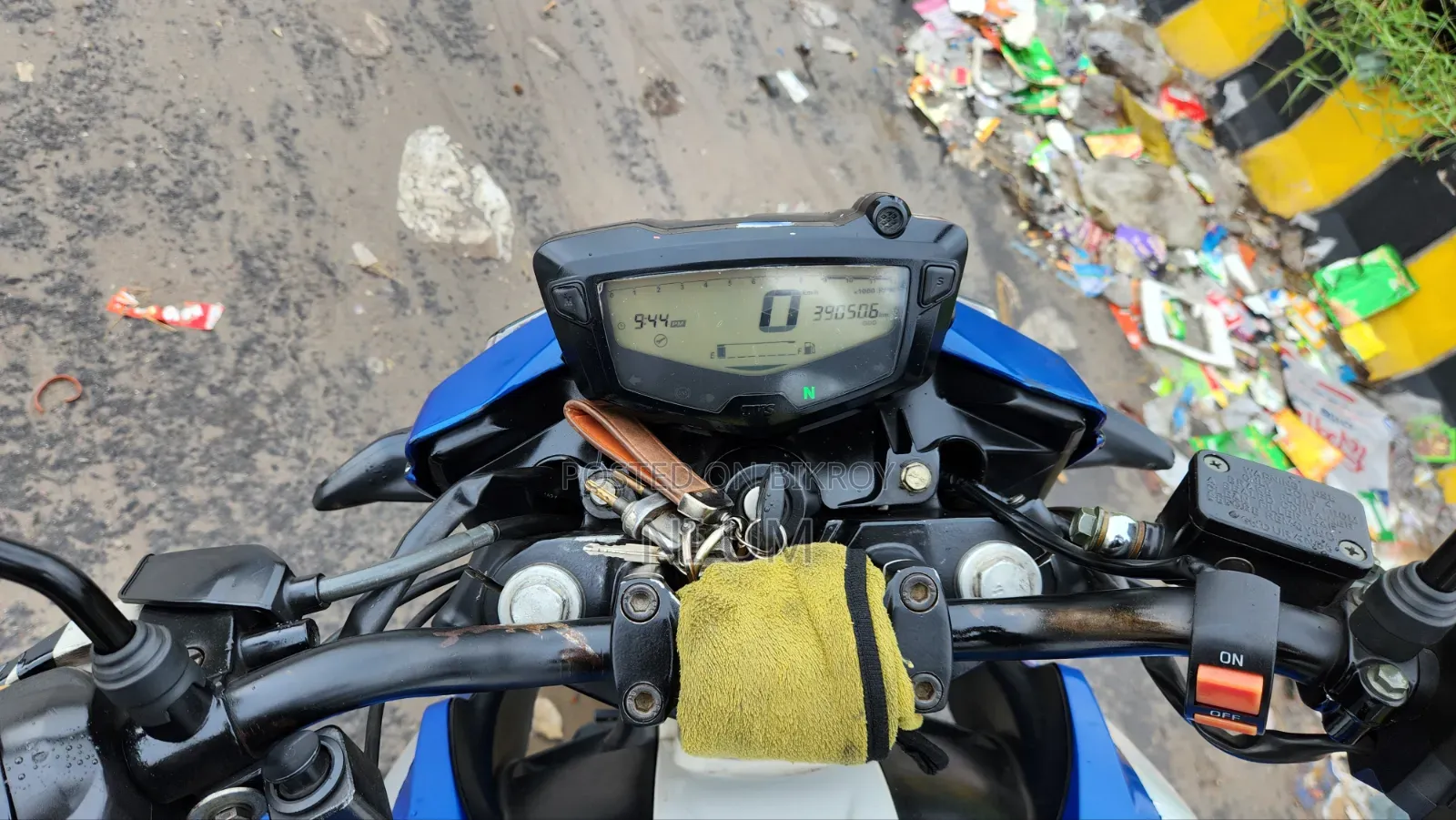 টিভিএস অ্যাপাচি আরটিআর ১৬০ ৪ভি ২০২০ নীল