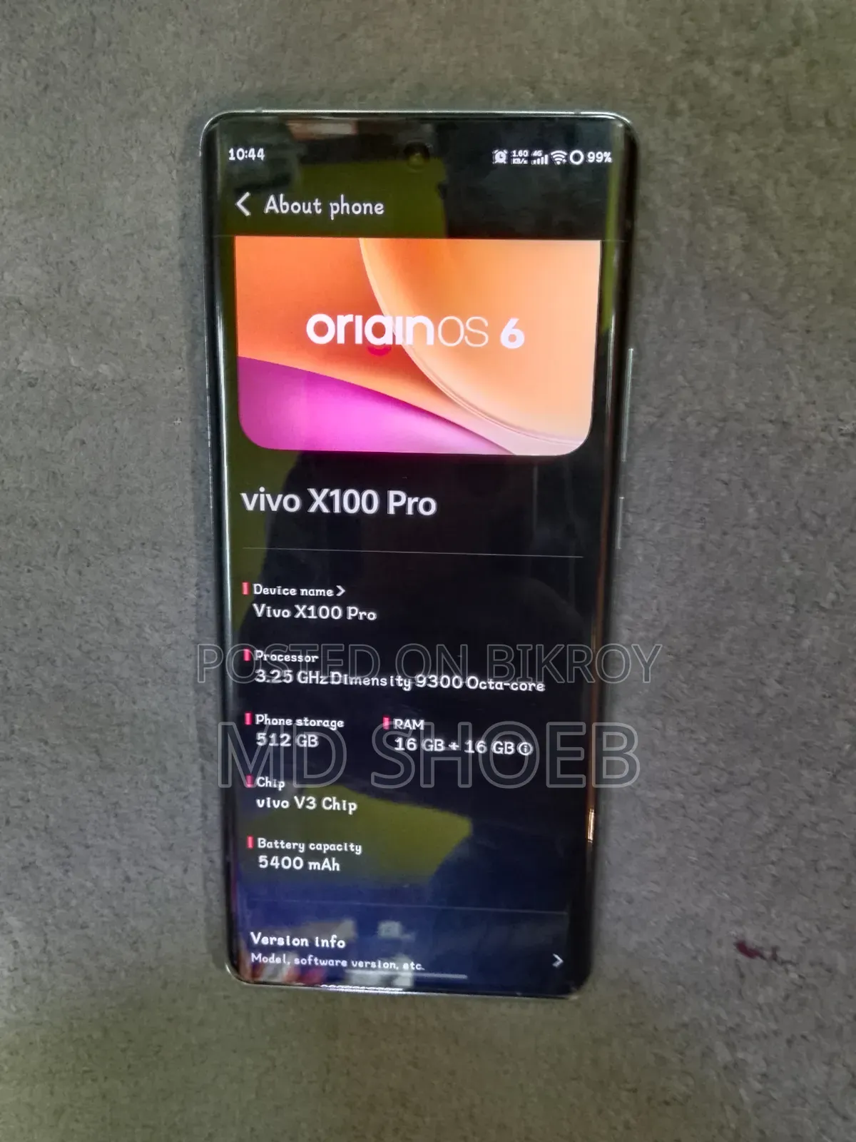 Vivo X100 Pro 512 GB Blue