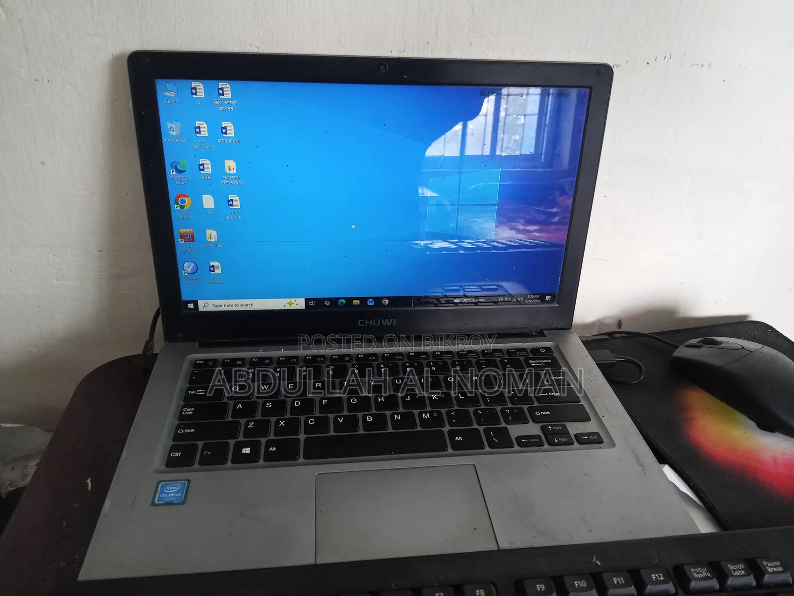 ল্যাপটপ Chuwi HeroBook Pro+ 8GB Intel Celeron SSD 256GB