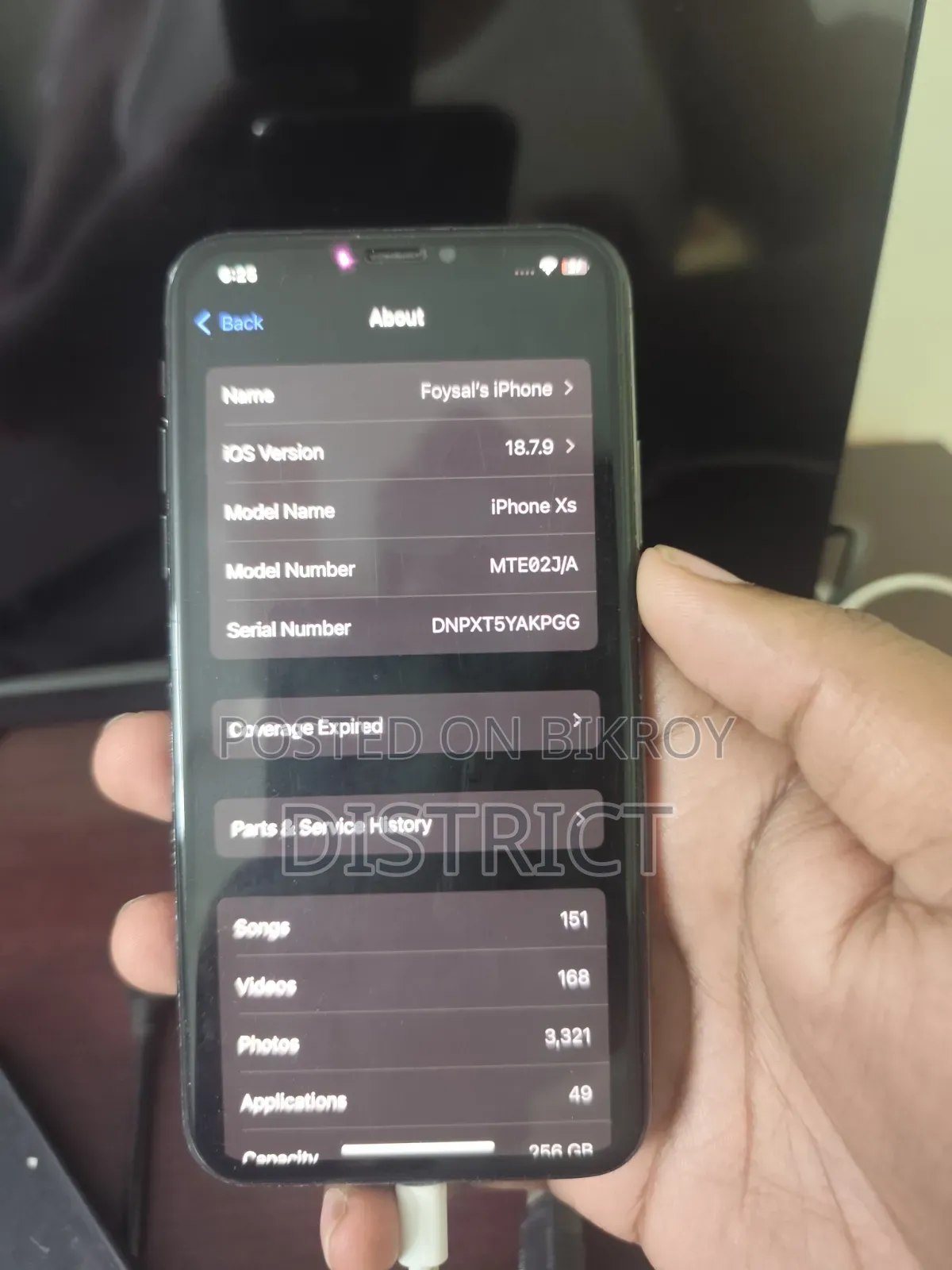 Apple iPhone XS 256 GB Black