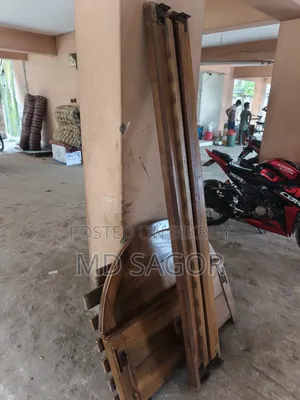 Single Wooden Bed