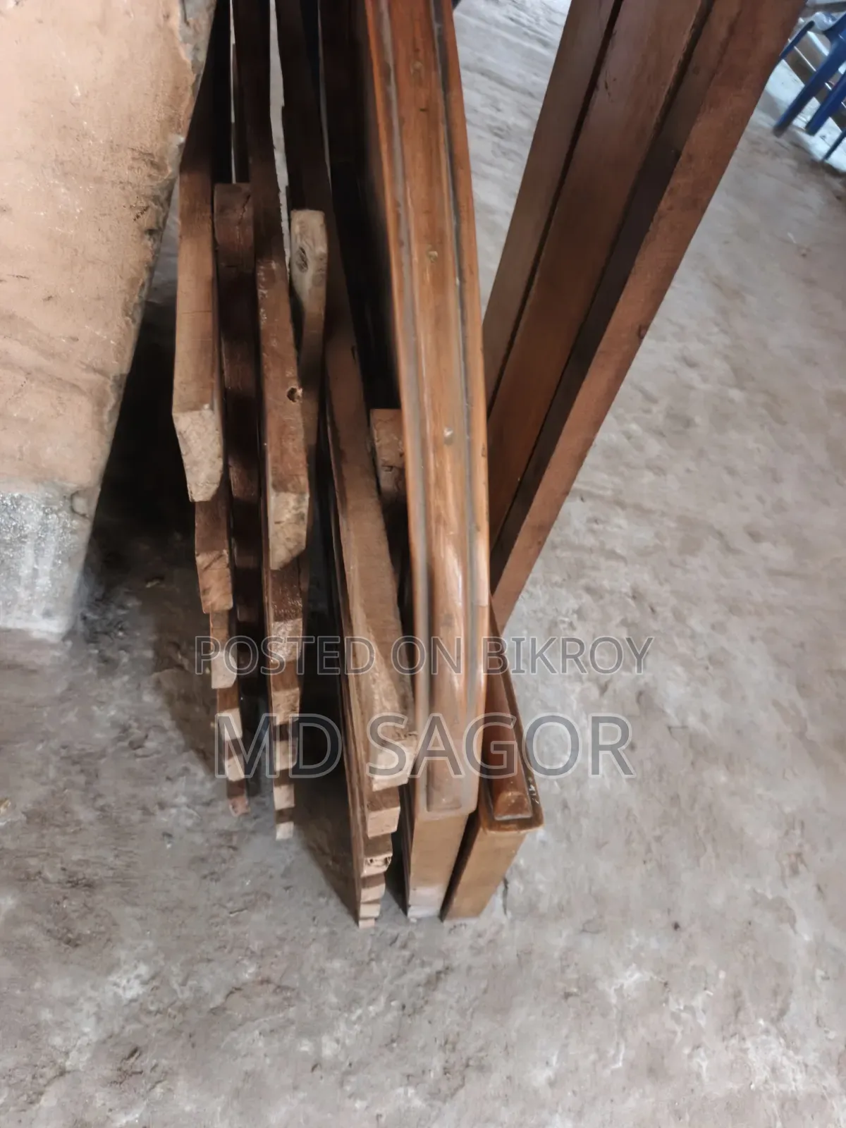 Single Wooden Bed