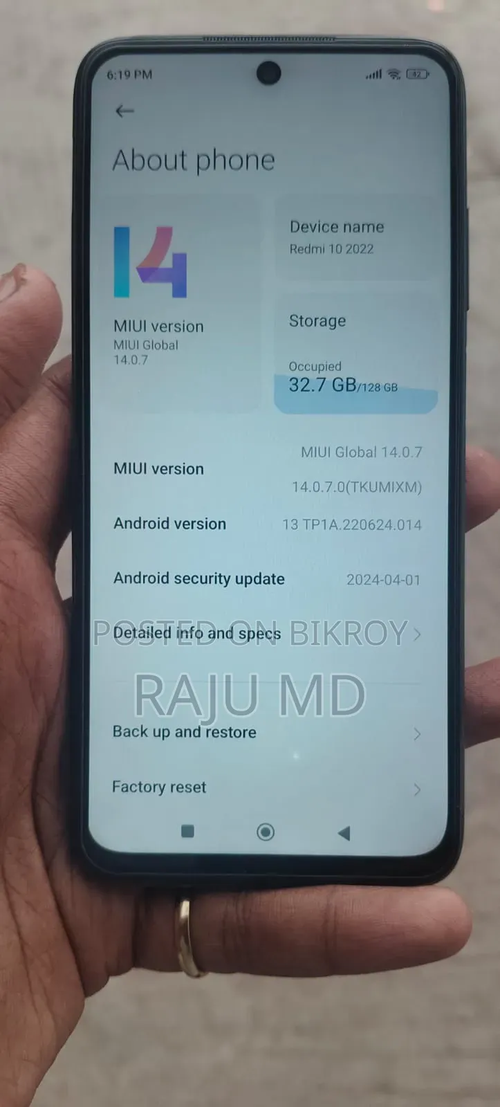 Xiaomi Mi 10 128 GB Gray