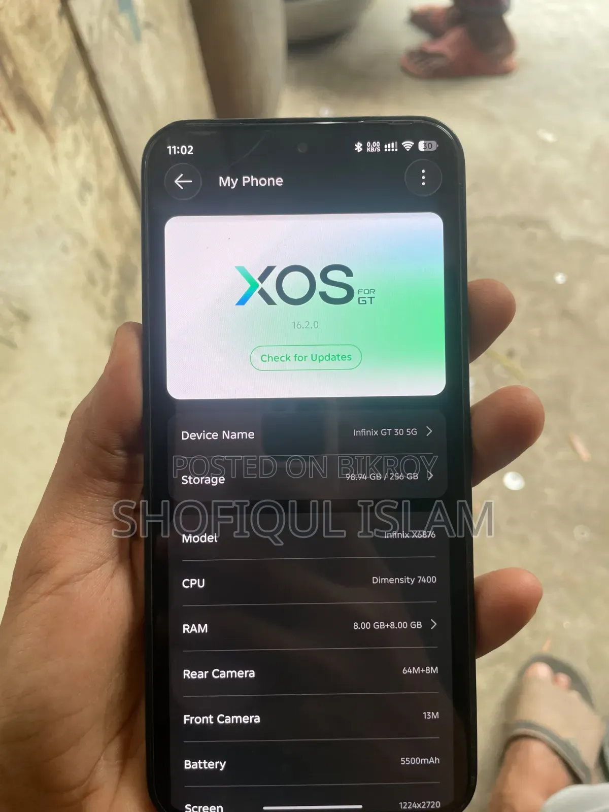 Infinix GT 30 5G 256 GB Green
