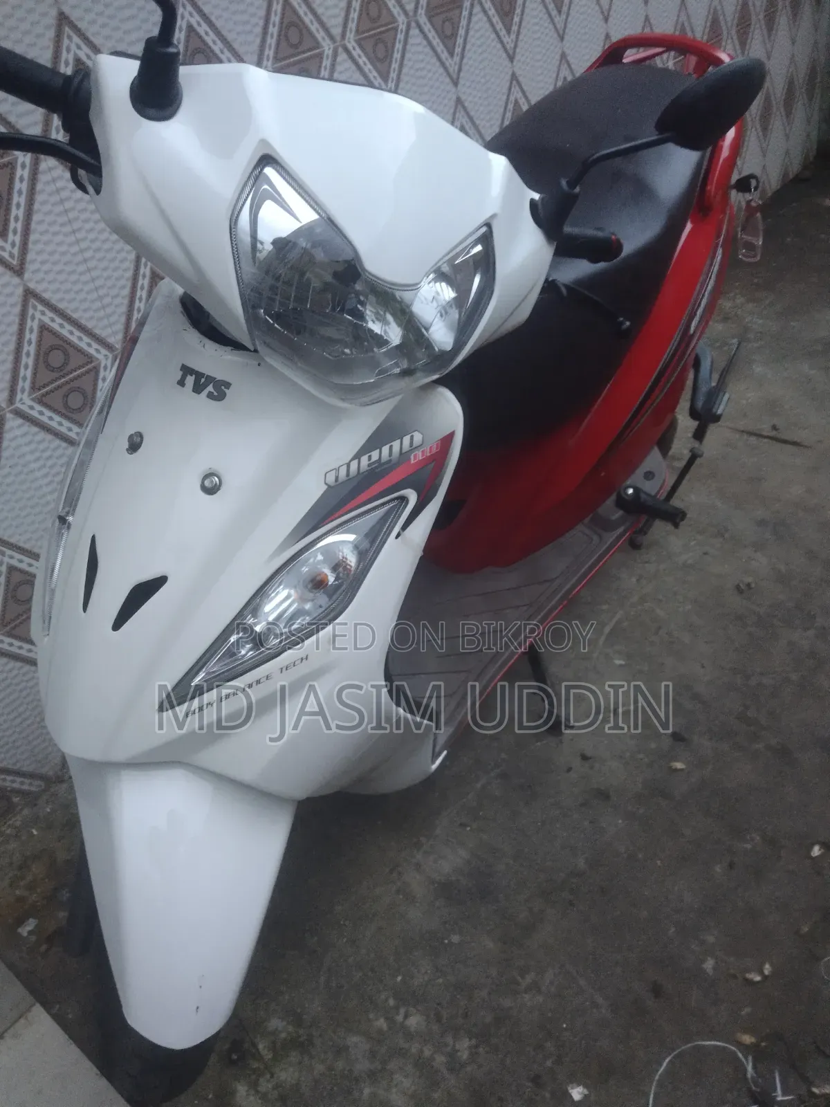 TVS Wego 2023 White