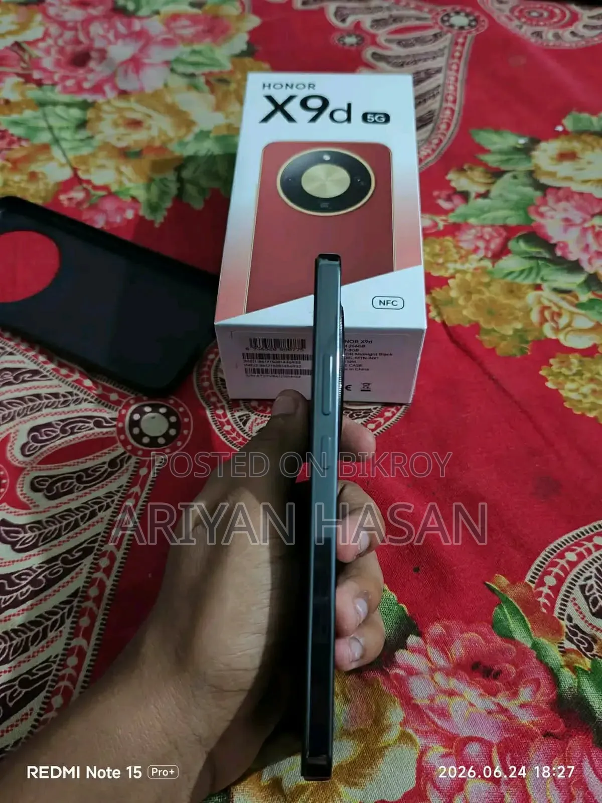 Honor X9d 256 GB Black