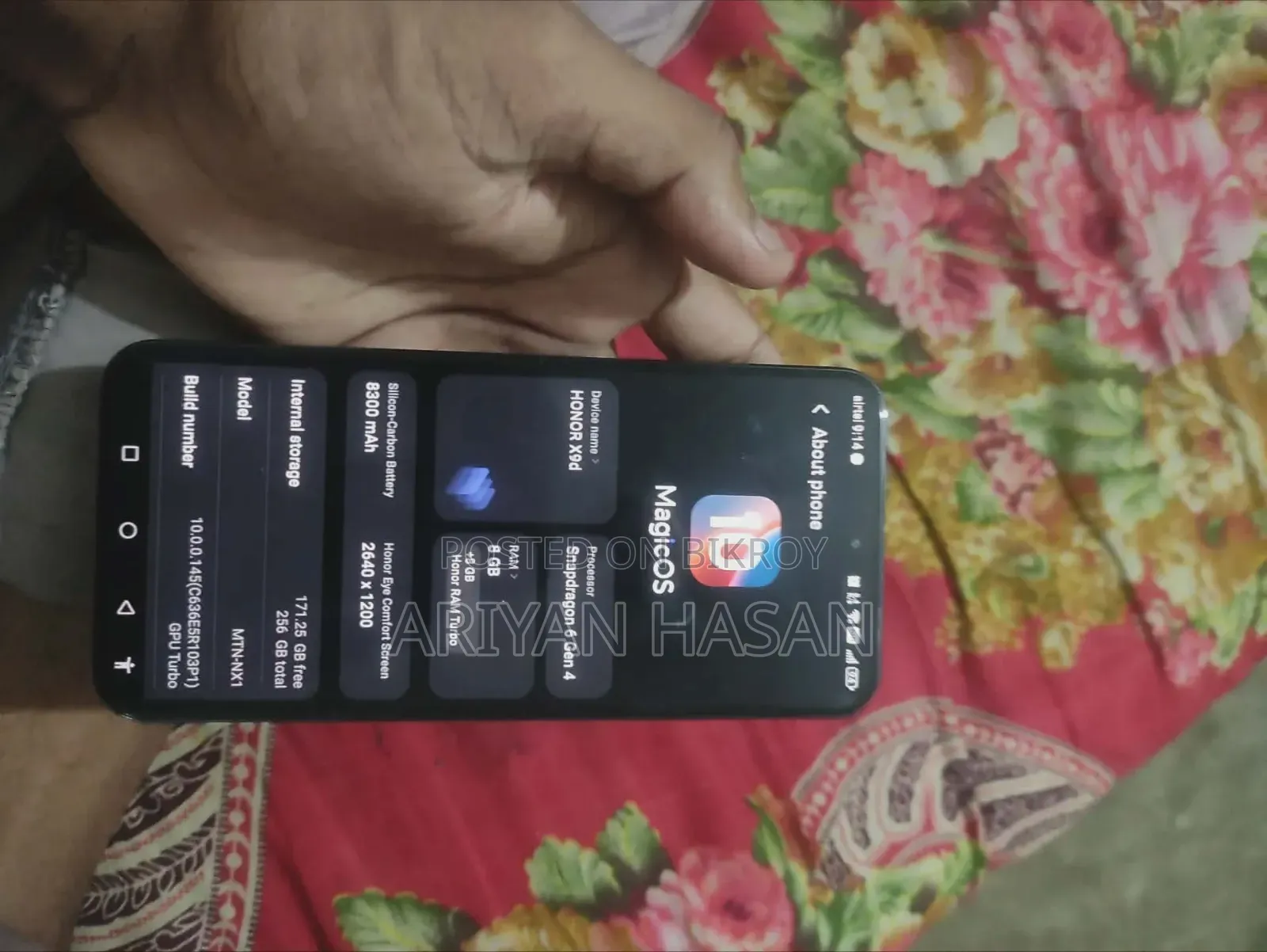 Honor X9d 256 GB Black