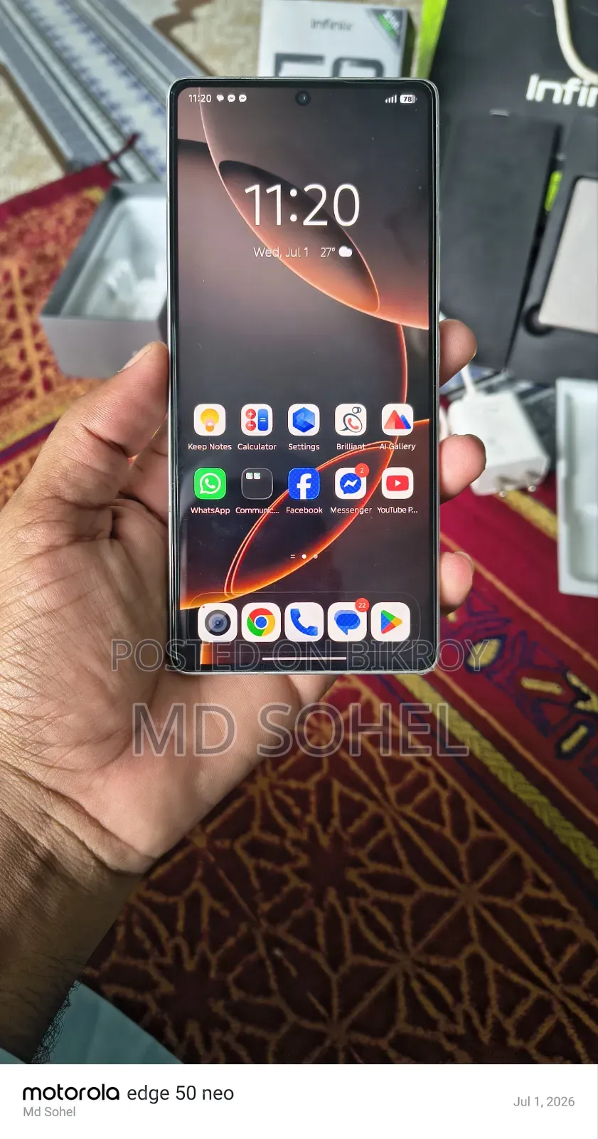 Infinix Note 50 Pro 256 GB