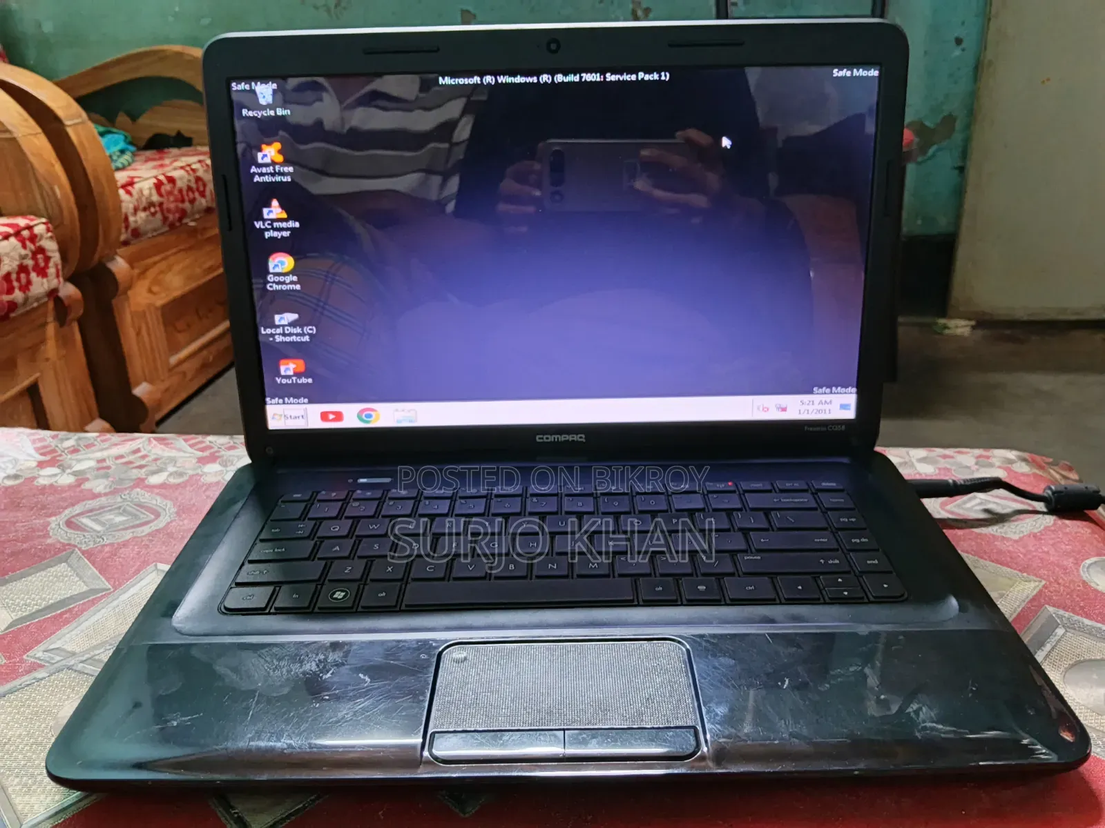 Laptop Compaq Presario CQ58 2GB Intel Celeron HDD 500GB
