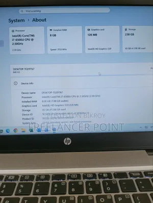 Laptop HP EliteBook 840 G3 8GB Intel Core I7 SSD 256GB