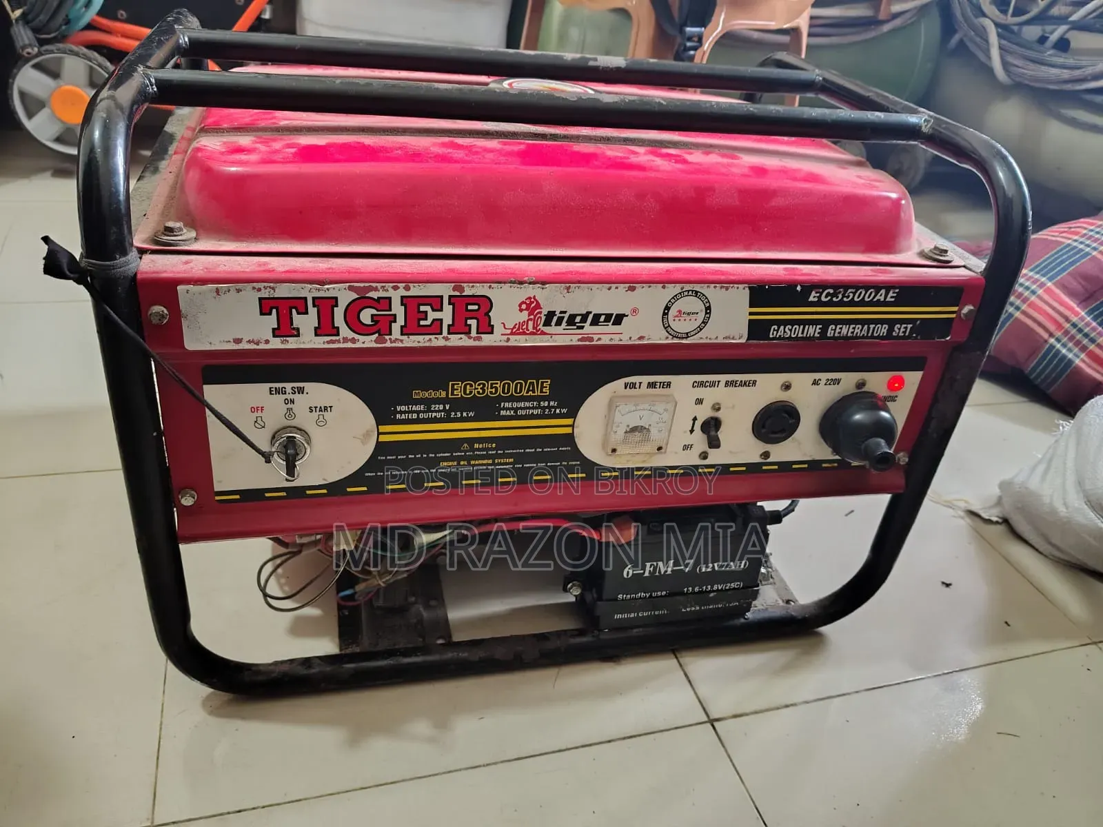 জেনারেটর বিক্রি হবে ২.৫ কিলো ওয়াট