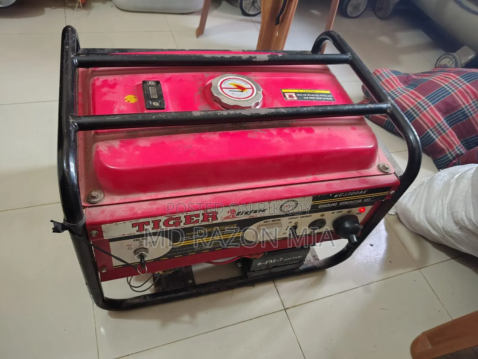 জেনারেটর বিক্রি হবে ২.৫ কিলো ওয়াট