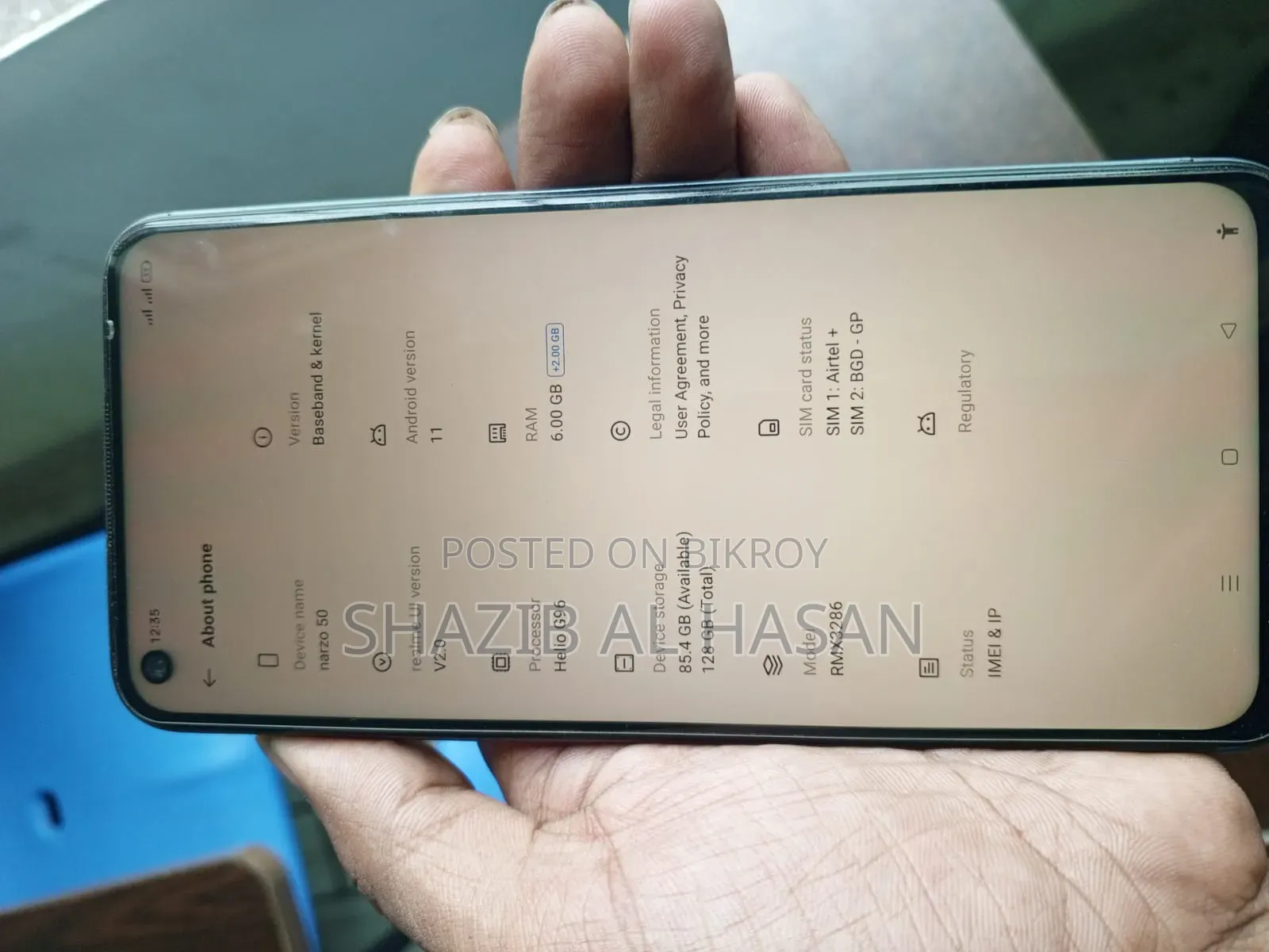 Realme Narzo 50 128 GB Black
