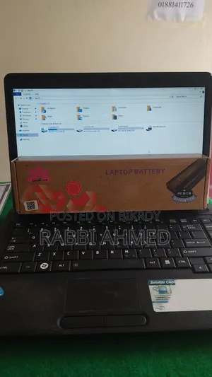 Laptop Toshiba 4GB Intel Core 2 Duo HDD 250GB
