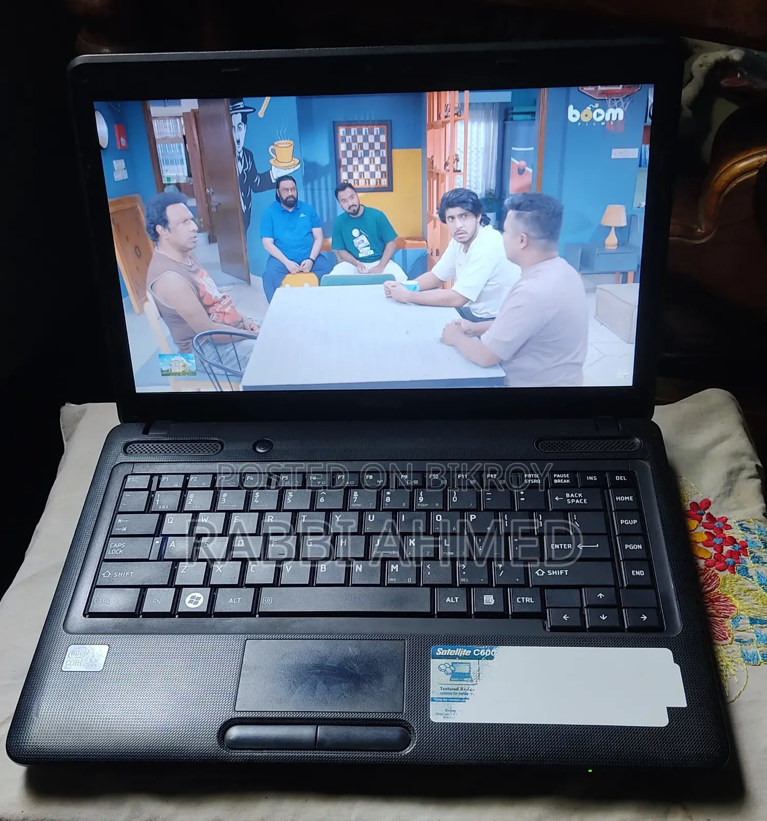 Laptop Toshiba 4GB Intel Core 2 Duo HDD 250GB