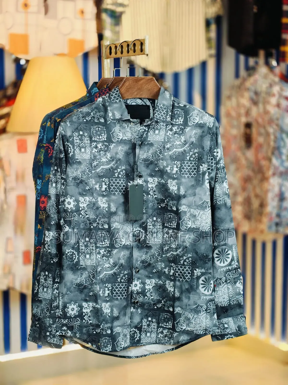 Digital Dubi Cotton Full Sleeve Shirt