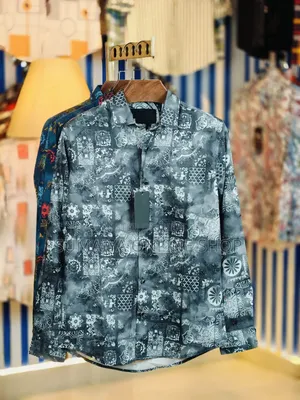 Digital Dubi Cotton Full Sleeve Shirt