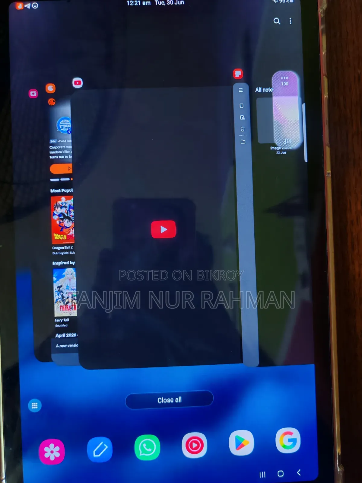 Samsung Galaxy Tab S6 Lite 64 GB Black