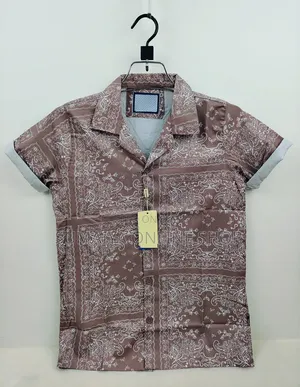 Luxury China Spandex Cot Drooped Shoulder Shirt