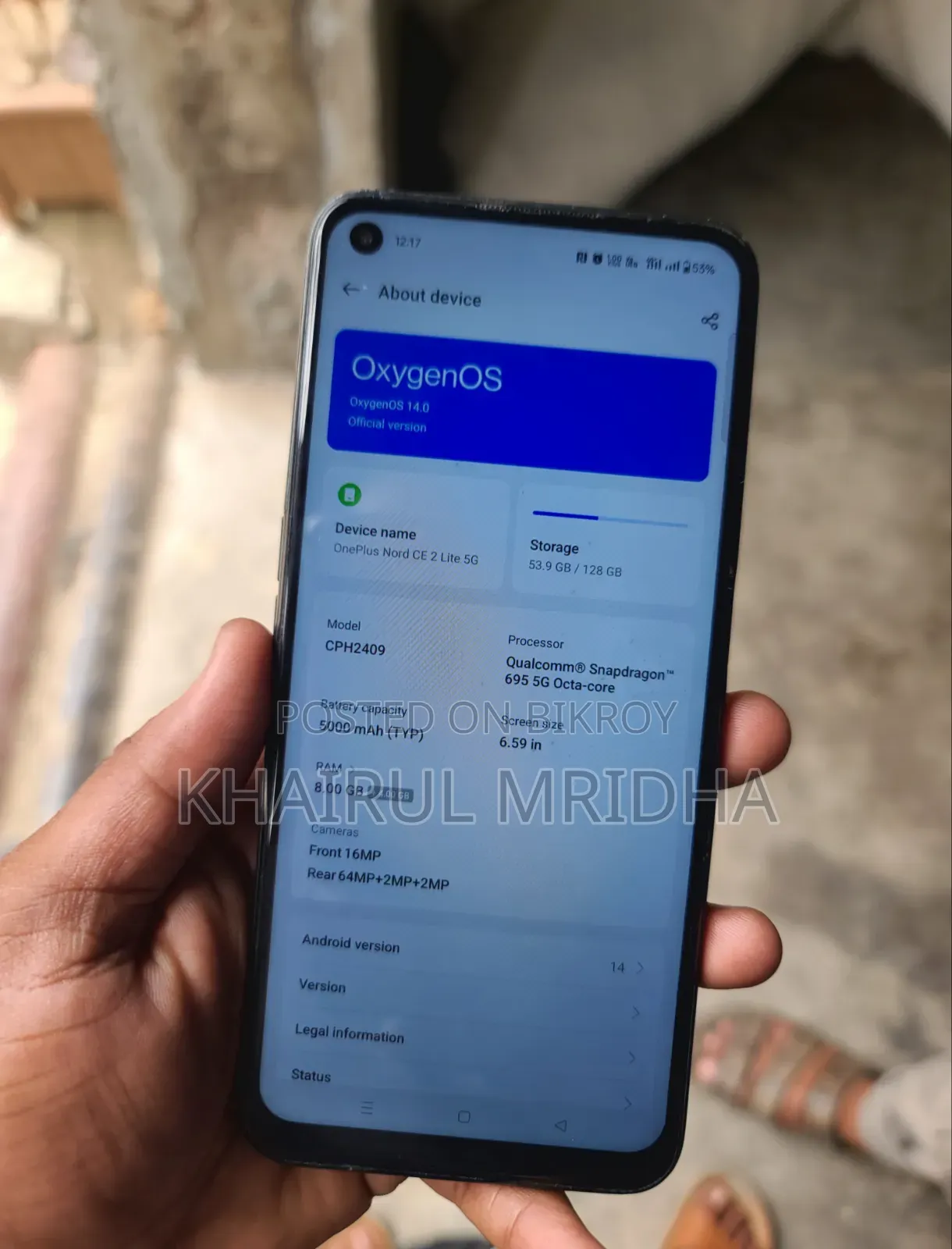 OnePlus Nord CE 2 Lite 5G 128 GB Black