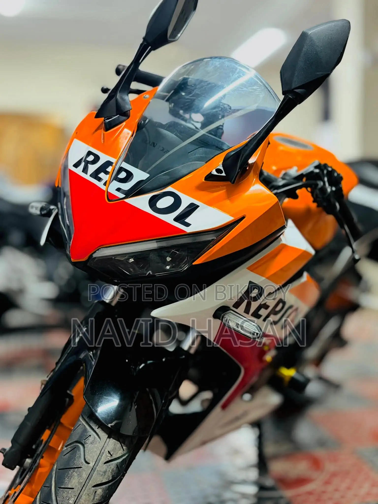 Honda CBR 2022 Orange