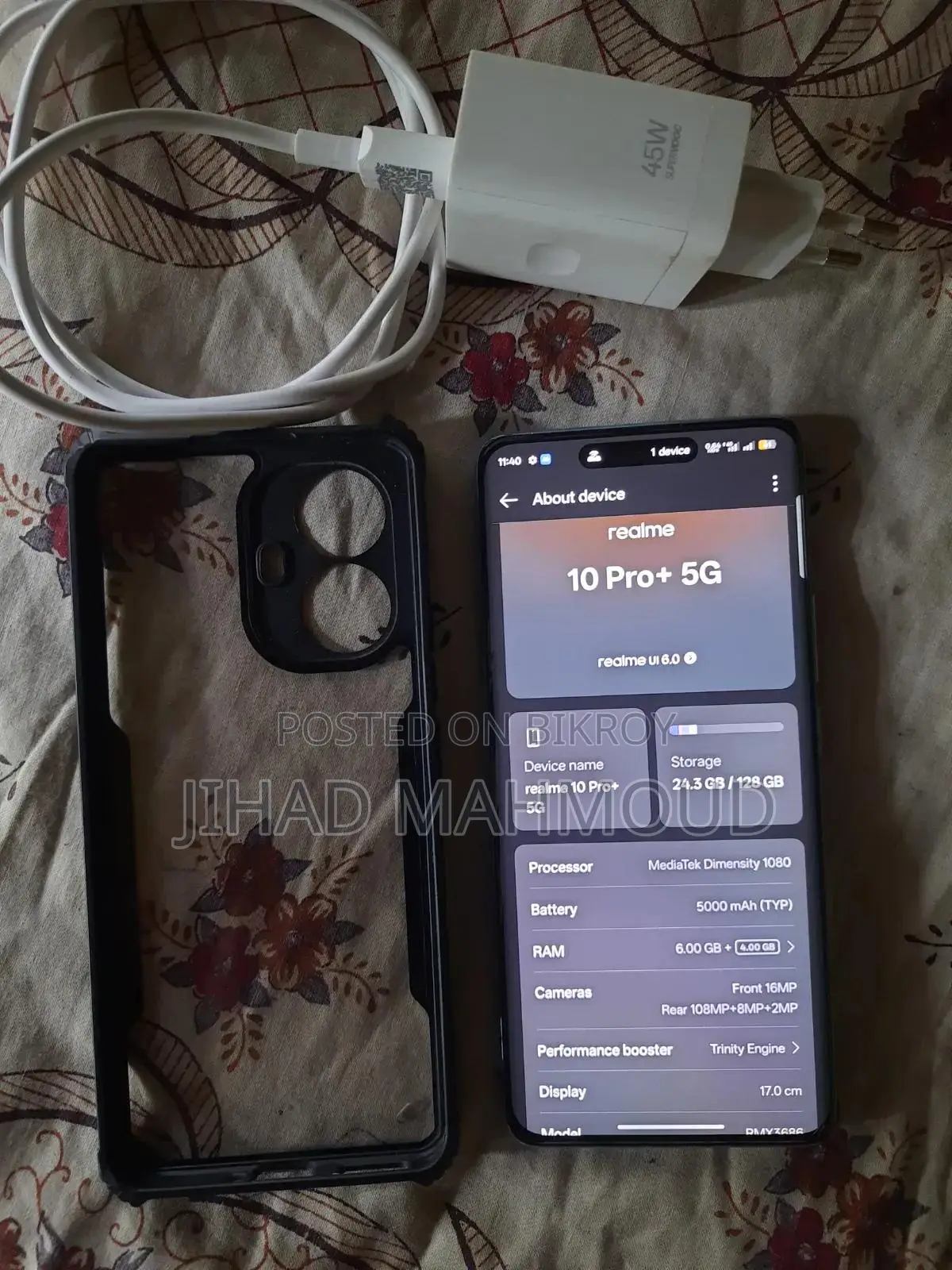 Realme 10 Pro+ 128 GB Purple