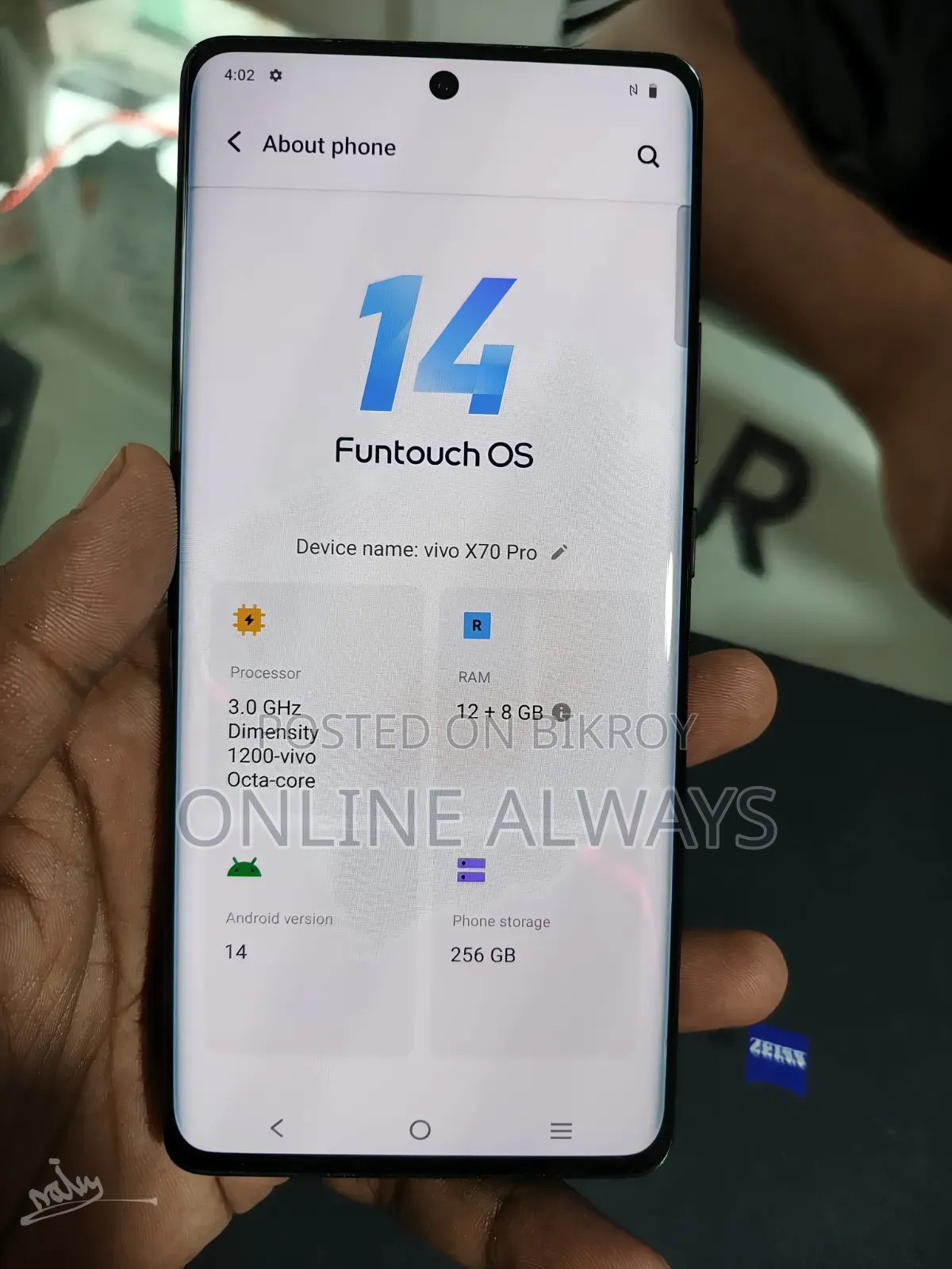 Vivo X70 Pro 256 GB Black