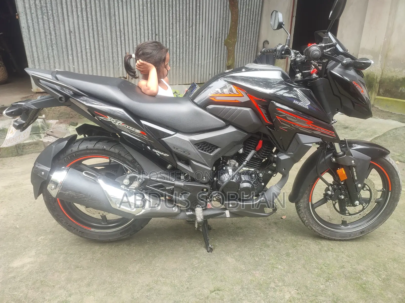 New Honda X-Blade 160 2025 Black
