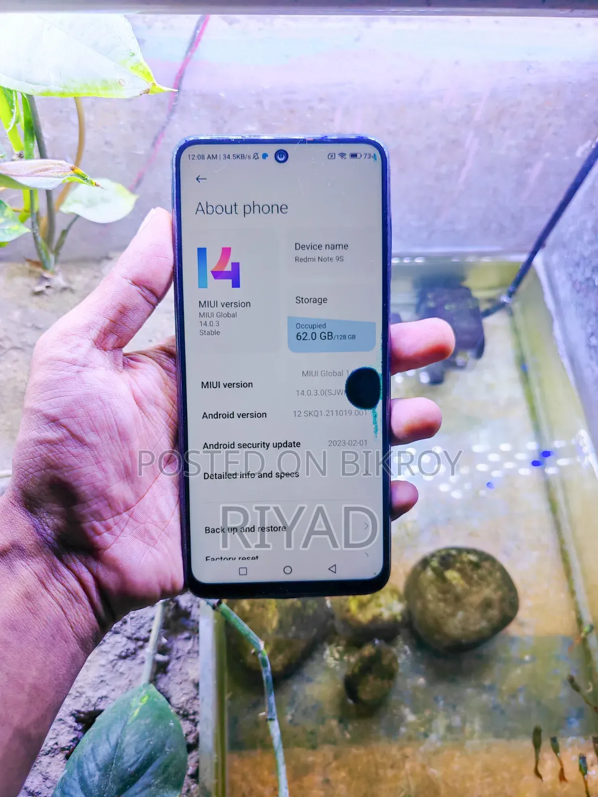Xiaomi Redmi Note 9S 128 GB Blue