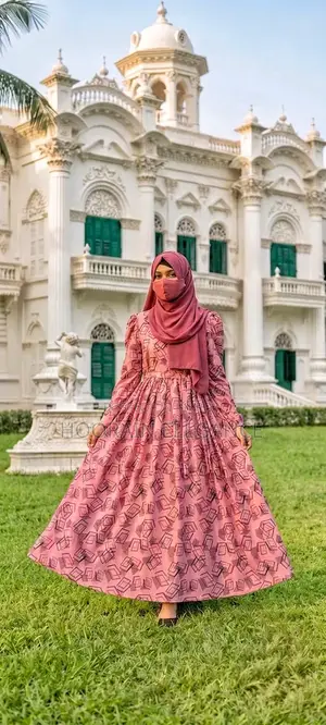 Cherry Printed Gown