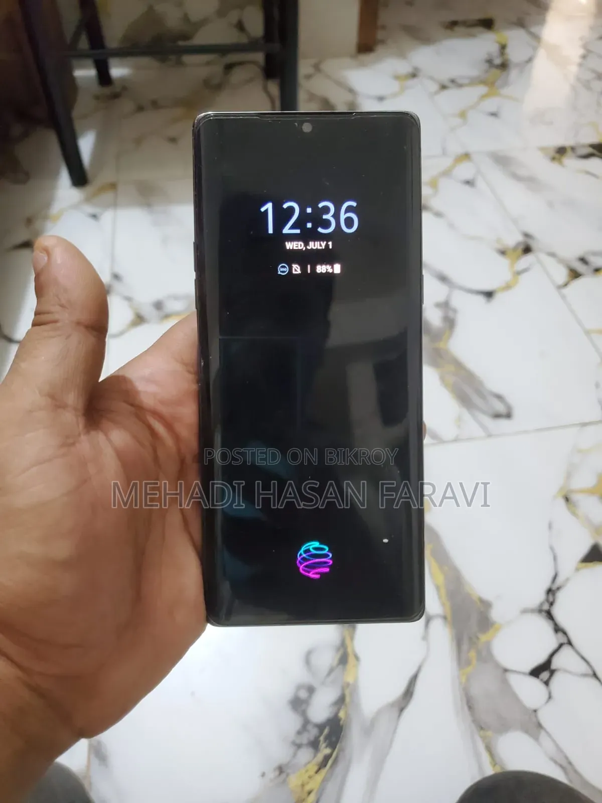 LG Velvet 5G 128 GB Black