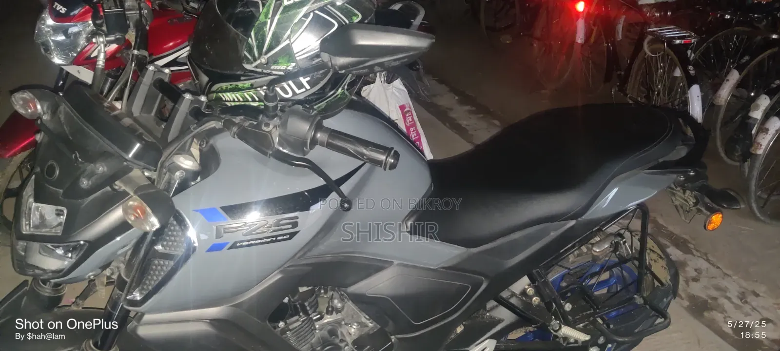 Yamaha FZS V3 2024 Gray