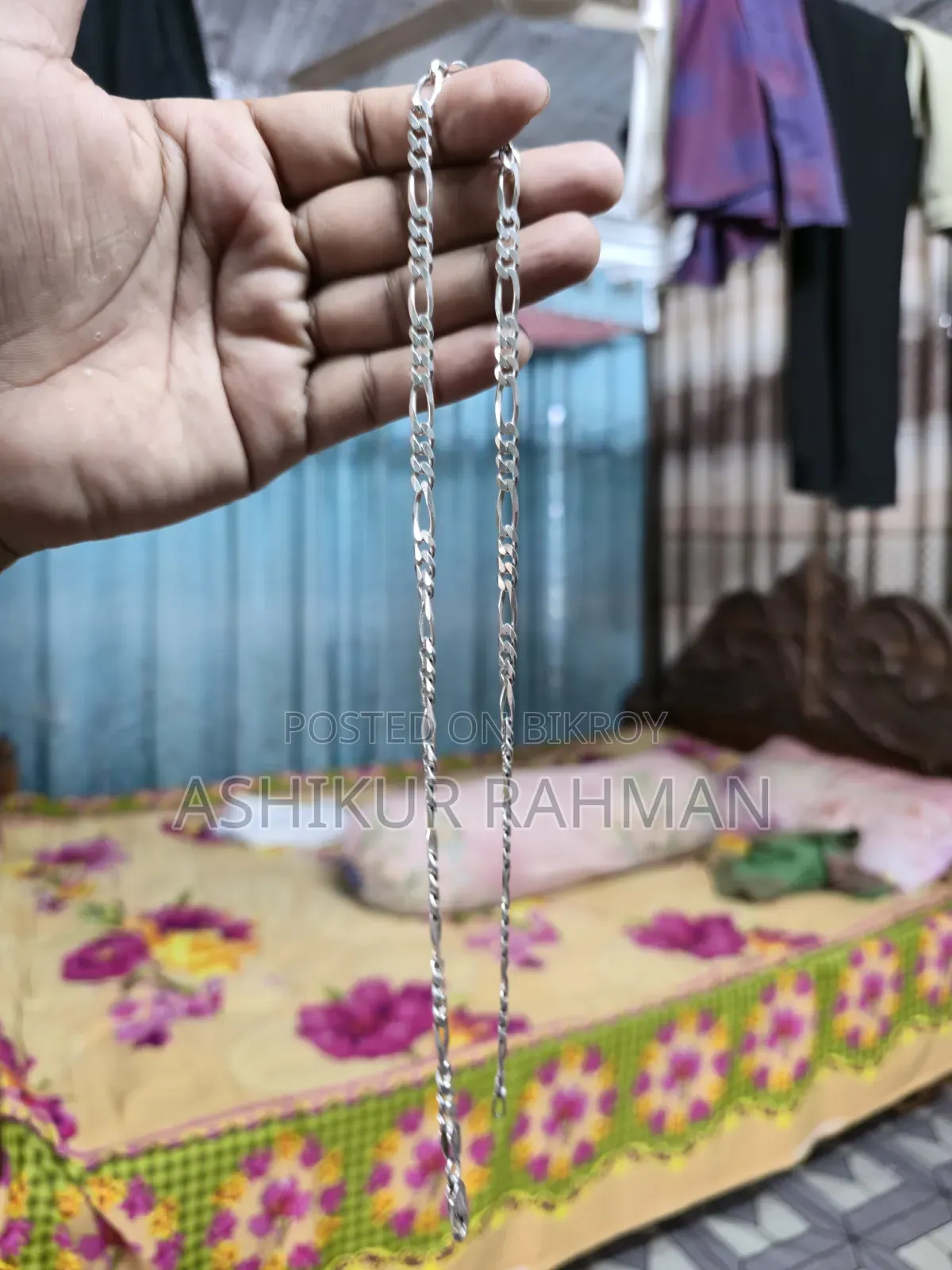 Acpl 925 মার্কিং করা ২ ভরি রুপার চেন