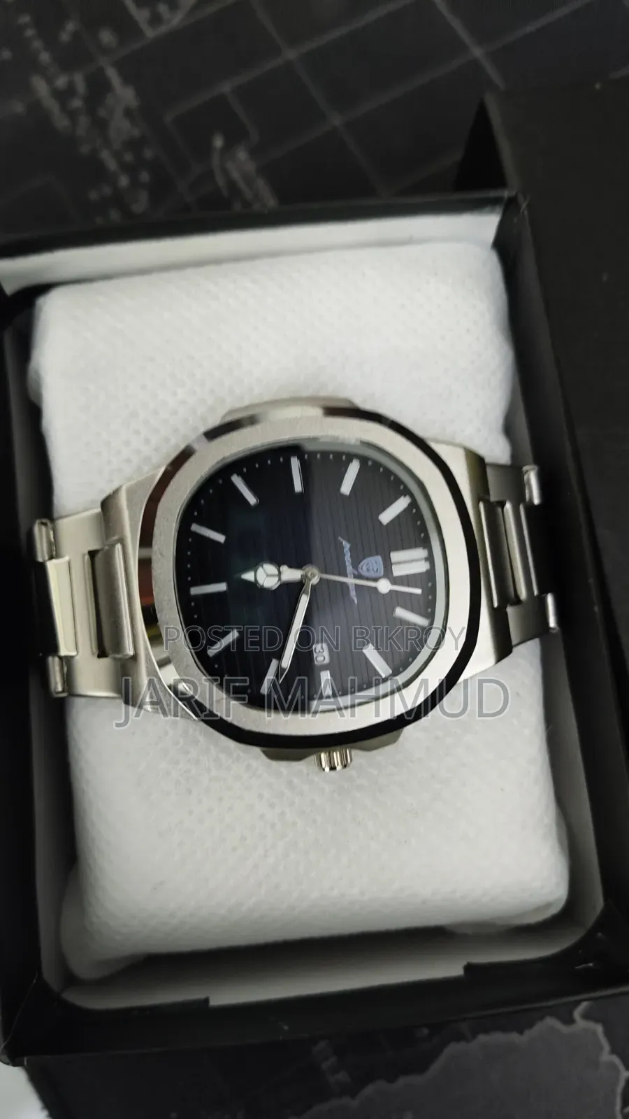 Watch : Poedagar 613 Stainless Steel Unique Dial Blue Limited Edition