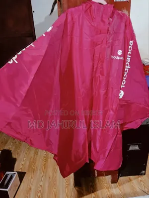Raincoat and Foodpanda Thermal Bag
