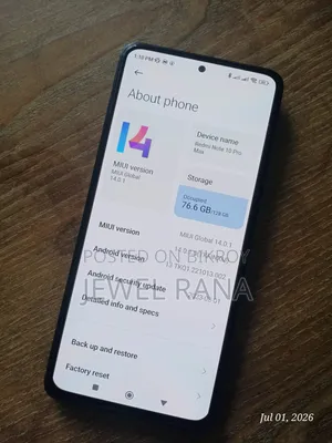 Xiaomi Redmi Note 10 Pro Max ১২৮ জিবি কালো