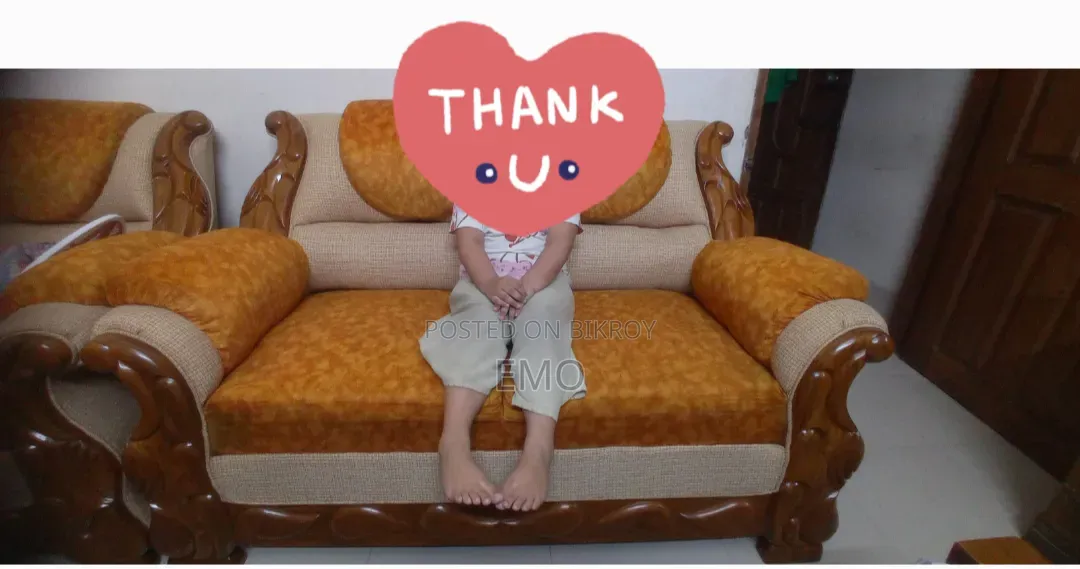 ৩ পিস সোফা সেট ২+২+১=৫ সিট
