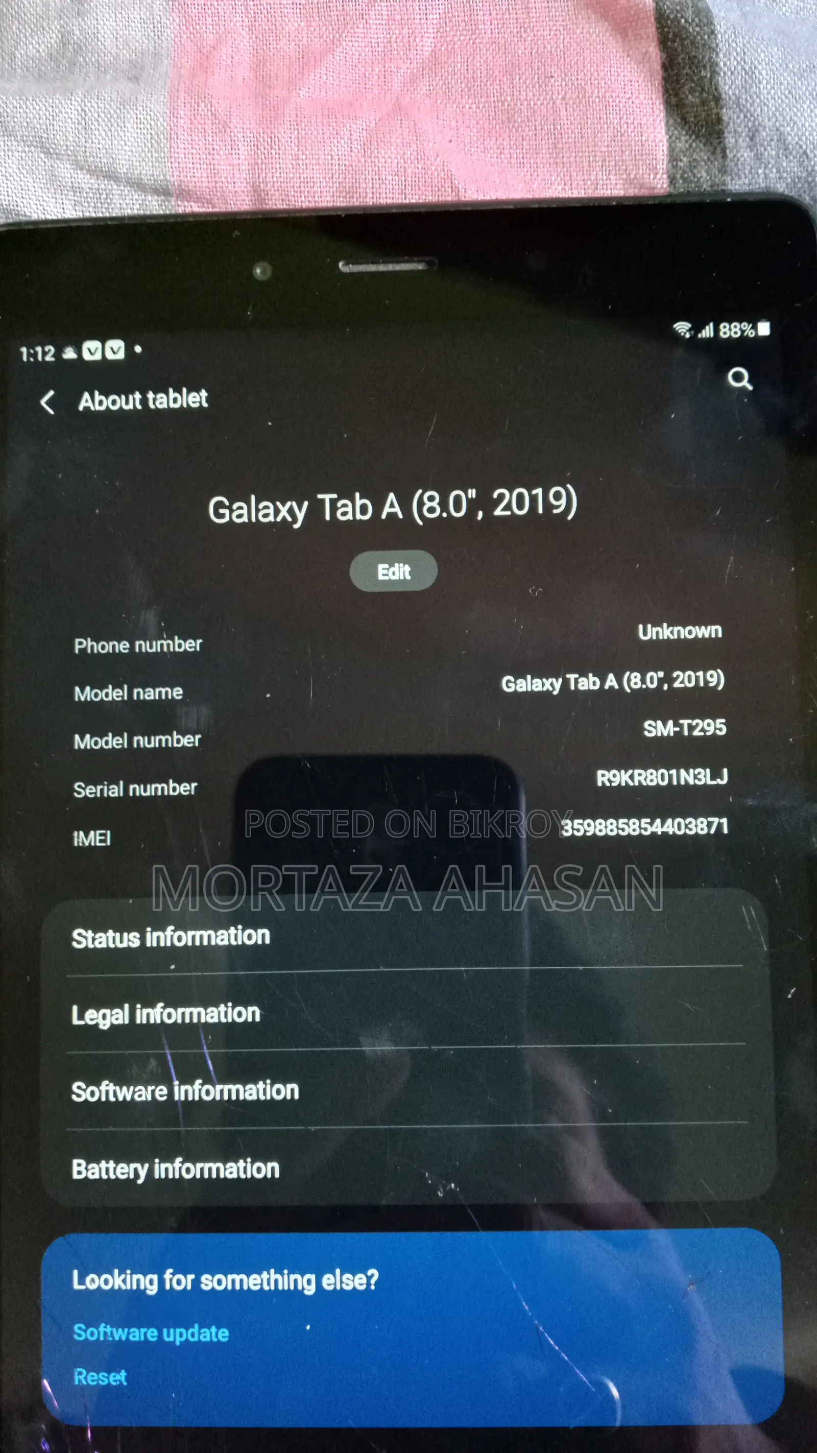 Samsung Galaxy Tab A 8.0 (2019) 32 GB Black