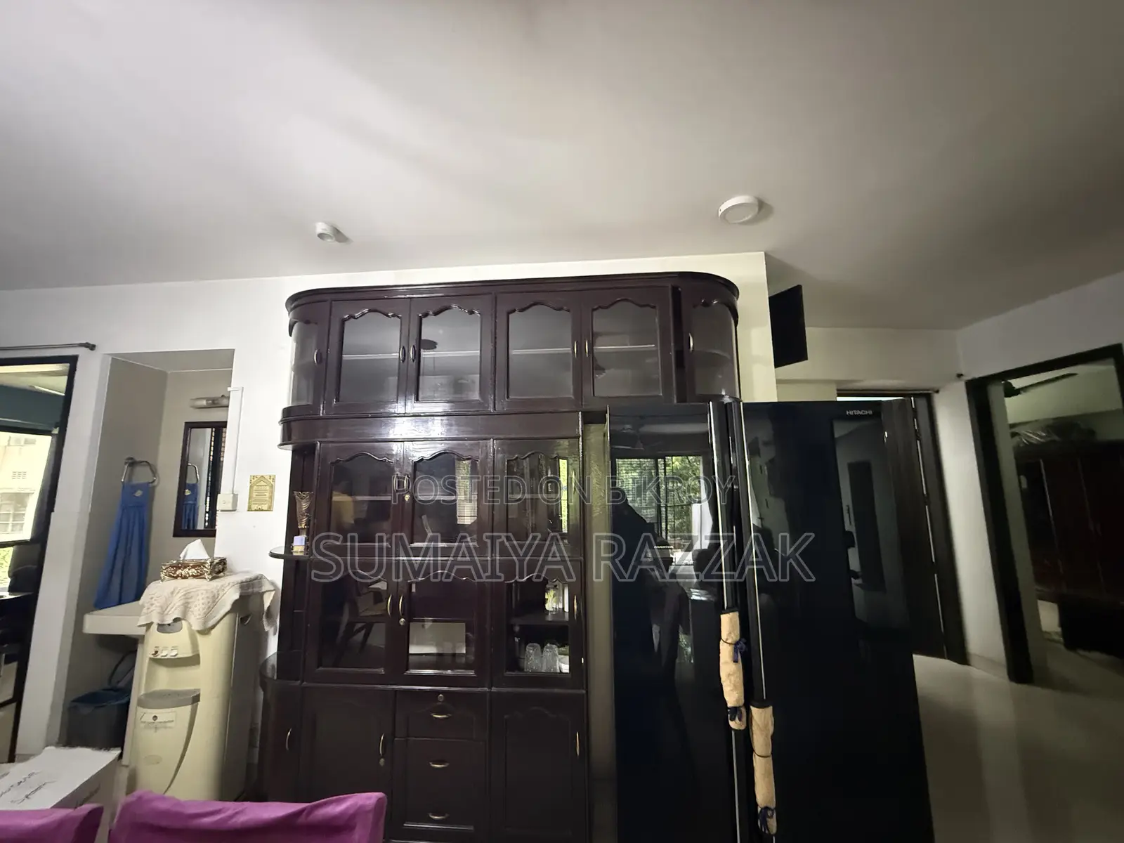 প্লেট শো-পিস ক্যাবিনেট বড়