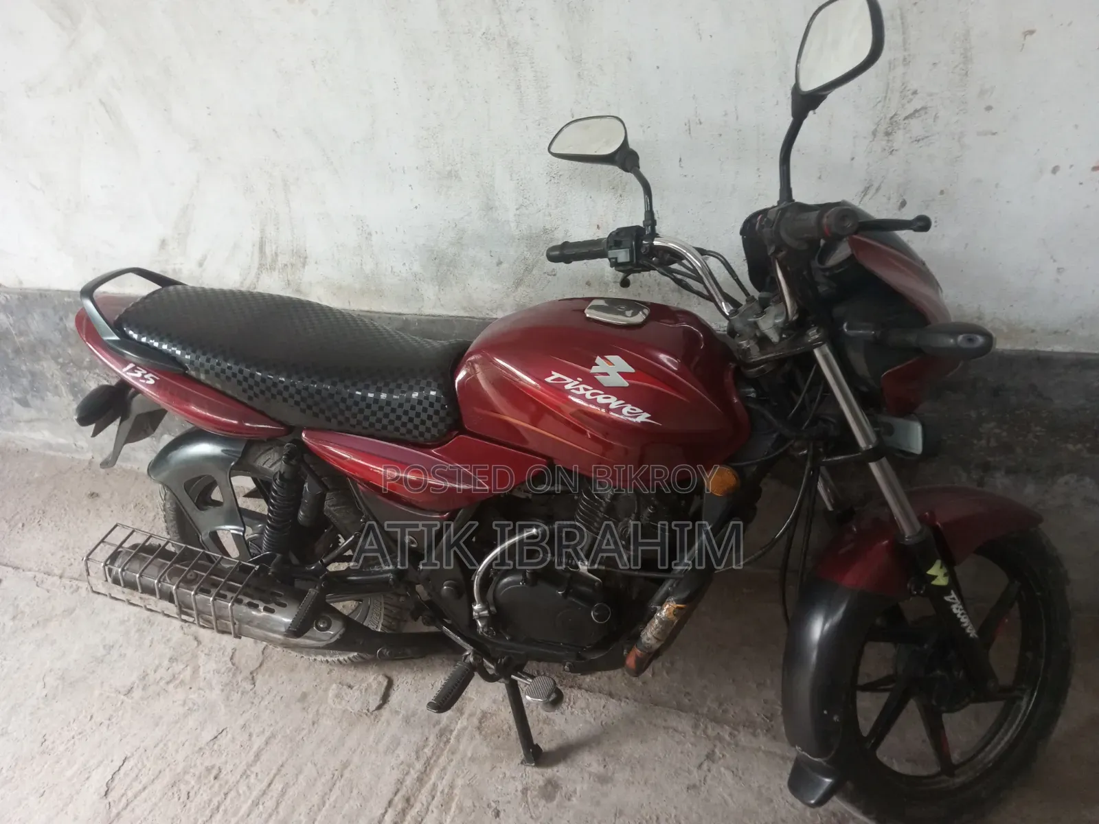 Bajaj Discover 135 2009 Red