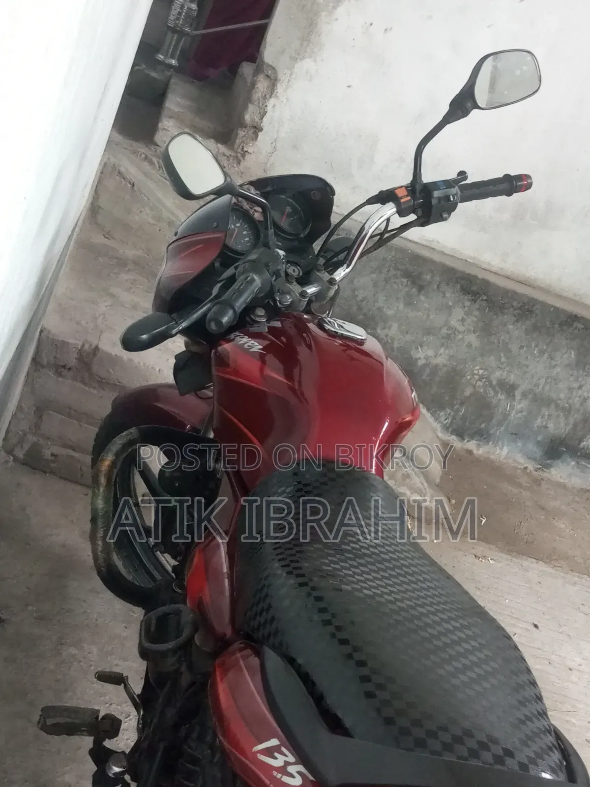 Bajaj Discover 135 2009 Red