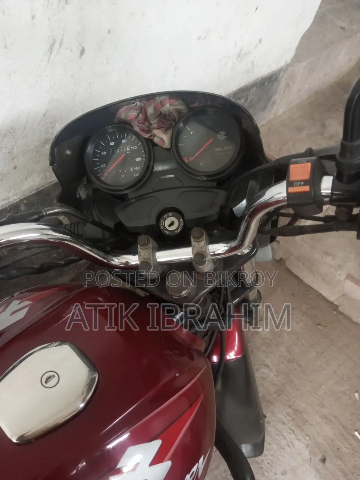 Bajaj Discover 135 2009 Red