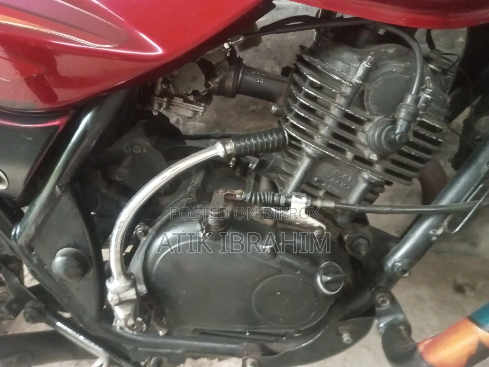 Bajaj Discover 135 2009 Red