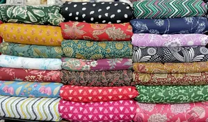 Indian Jaipuri Yard Fabric