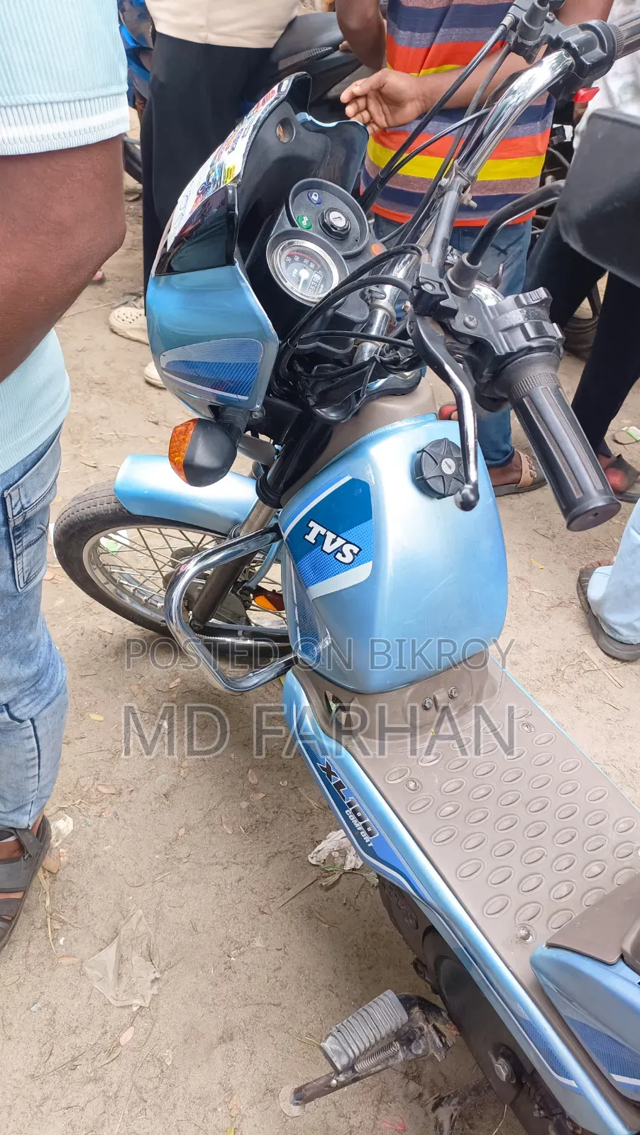 TVS XL 100 Comfort 2022 Blue