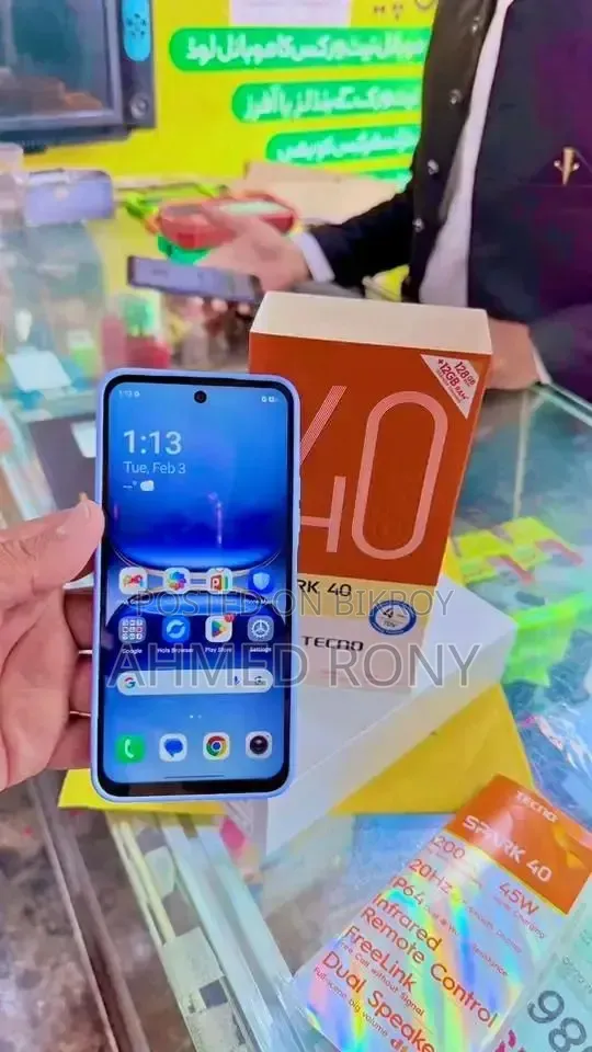 Tecno Spark 40 128 GB Blue