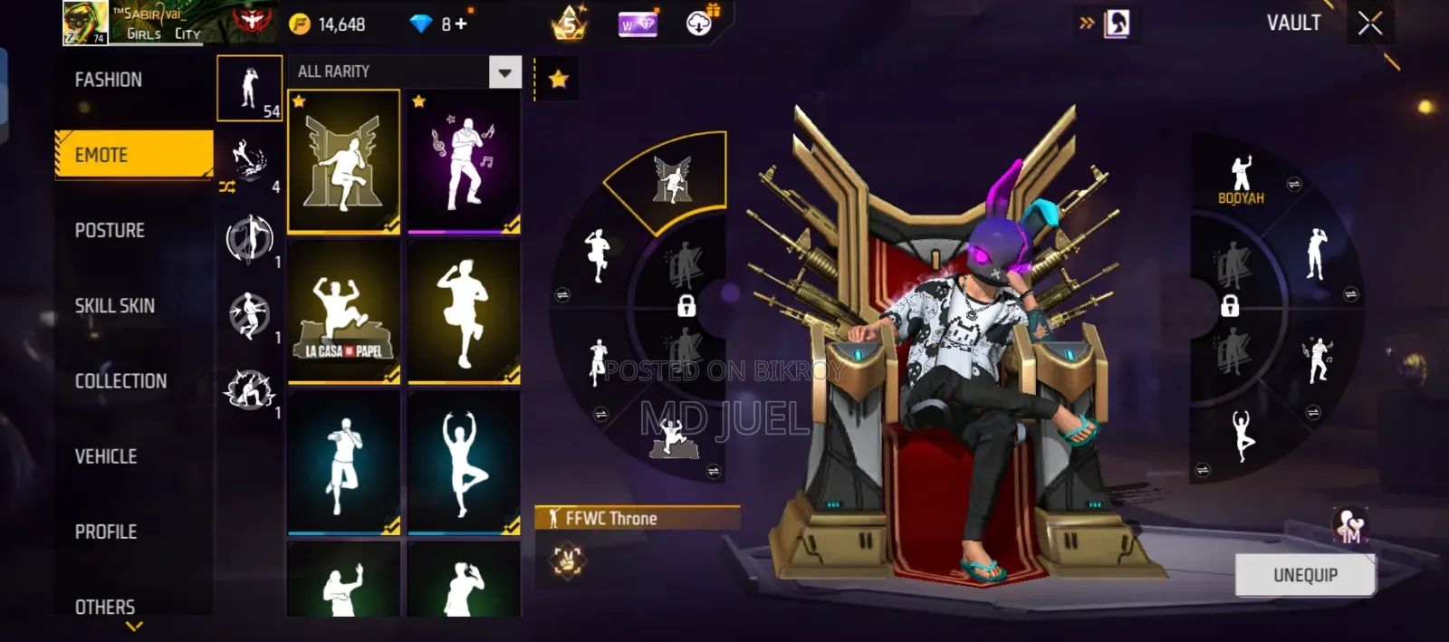 Free Fire Id Sell