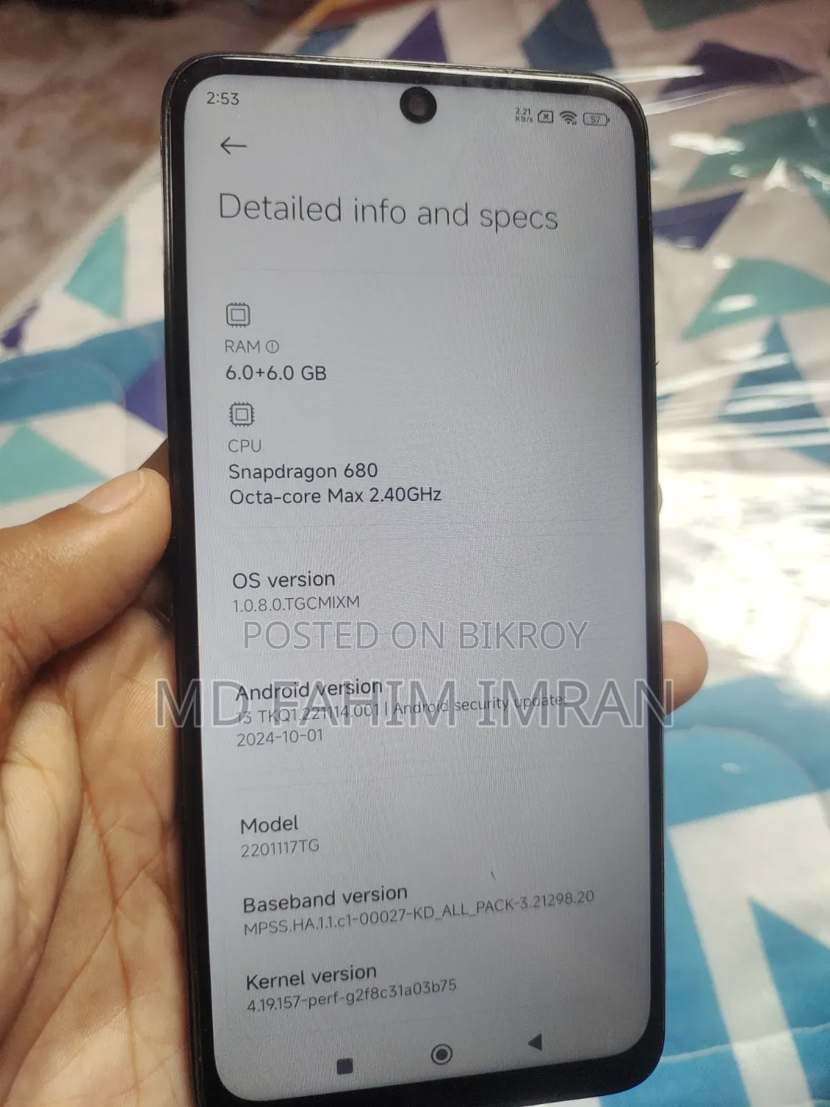 Xiaomi Redmi Note 11 128 GB Blue