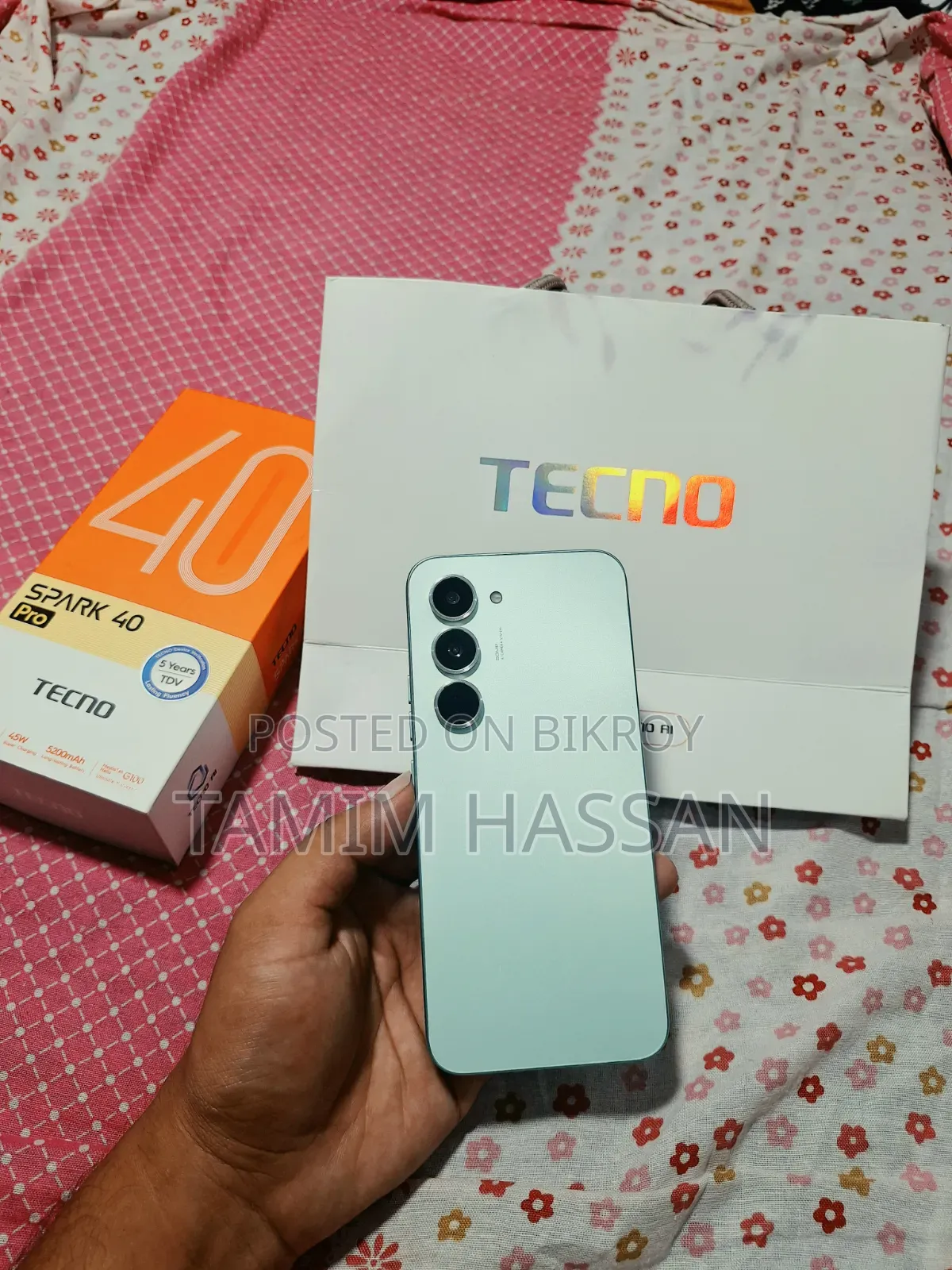 Tecno Spark 40 Pro 128 GB Green