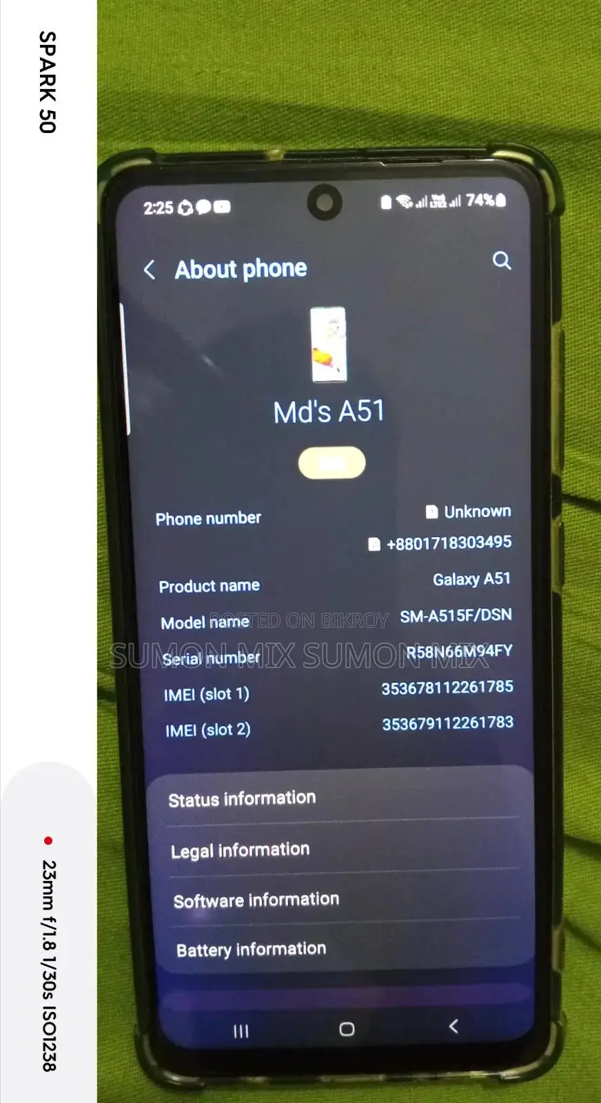 Samsung Galaxy A51 128 GB Blue